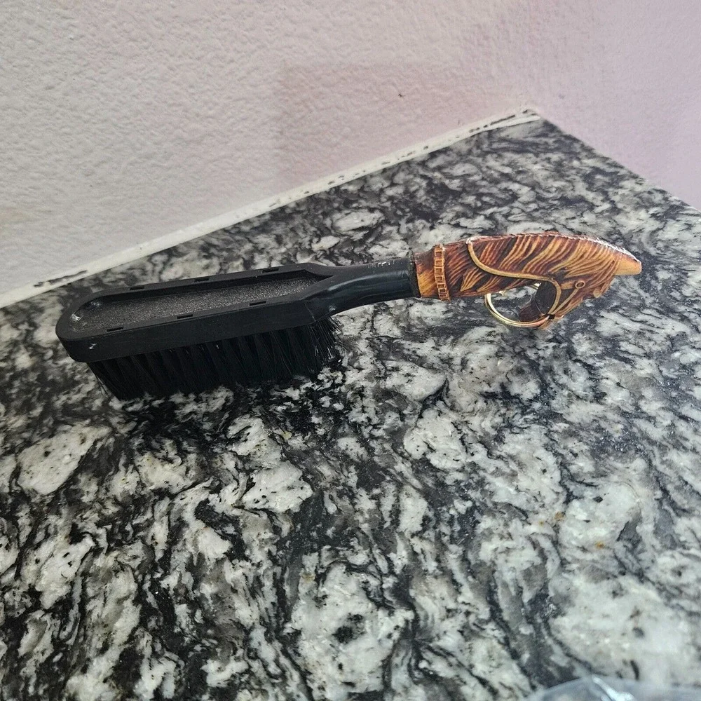 Vintage‎ Equestrian Horse Head Shoe Brush